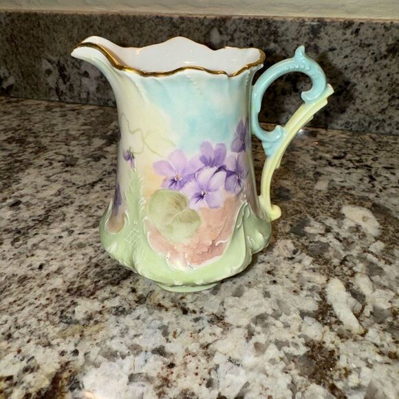 Victorian GT Carl Tielsch Germany Porcelain creamer - Picture 7 of 10